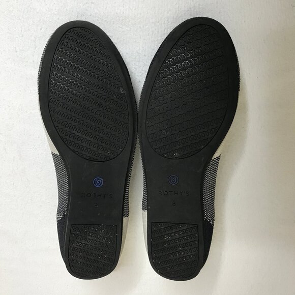 Rothy's Size 8 The Flat Plaid Round Toe Slip On Flats - Picture 7 of 15